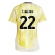 Juventus Timothy Weah #22 Replike Gostujuci Dres za Ženska 2024-25 Kratak Rukav